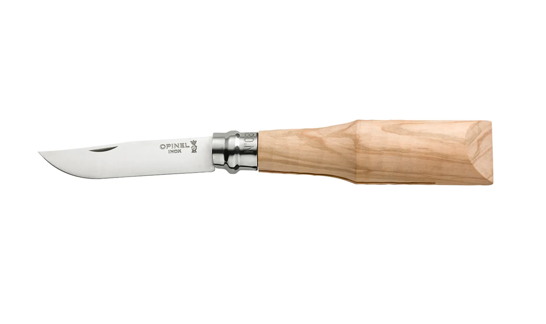 Ebauche-Messer N°08 Olivenbaum Inox