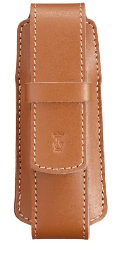 Etui Chic Leder Hellbraun