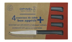 Messerset 4 Tafelmesser Bon Appétit + Anthrazit