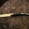 Set mit 2 Tischmessern Kintsugi – Anthrazit mit Goldklinge